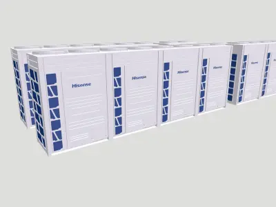 Variable Refrigerant Flow outdoor units 3D model