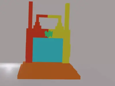 SCI-FI DOOR 3D model