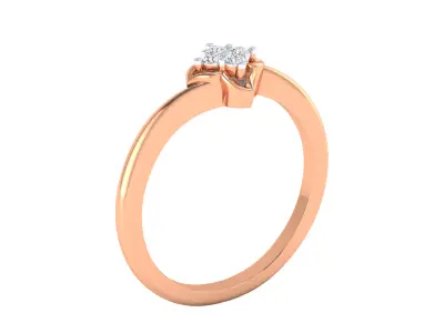 Women Ring Render 3dm STL MTL SLC JCD OBJ FBX Details 3D print model 6