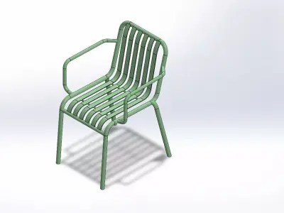 armchair 3D model 5