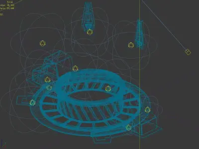 Fleet territory - the base of the veteran 3D model
