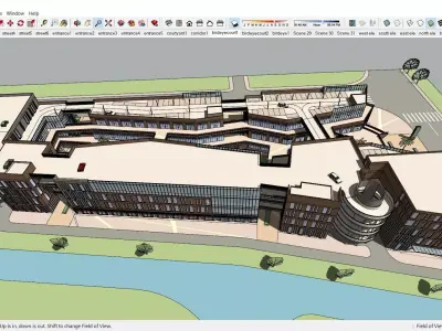 Sketchup Shopping Center G5 3D model