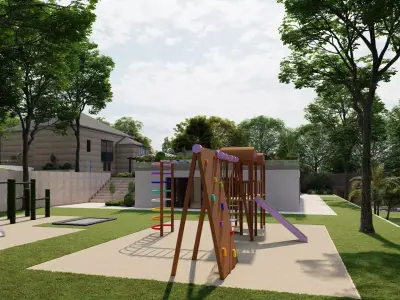 arden Landscape 3D Model - SketchUp and Lumion Scene-Plan 3D model