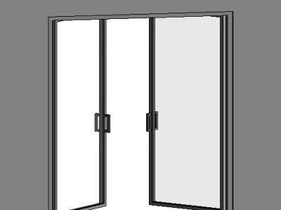 Revit Parametric Opening Door 3D model