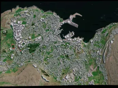 Torshavn - Faroe Islands - England 3D model