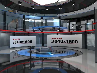 Virtual Studio Set 680 3D model