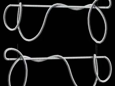 PROLED OPAL SHAPE LED pendant lamp Flex Strip 3D model