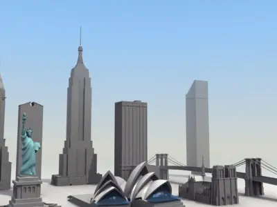 Landmark Collection 01 3D model