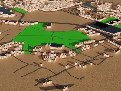 Tsukuba Japan Citymap Building 3D model