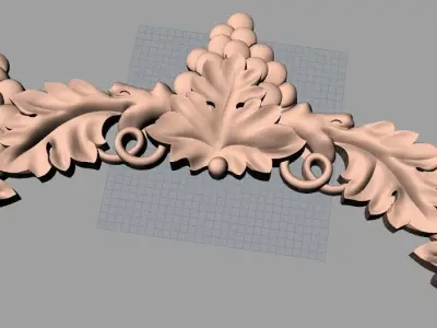CNC 3D relief design STL format file used for artcam aspire E714 3D model