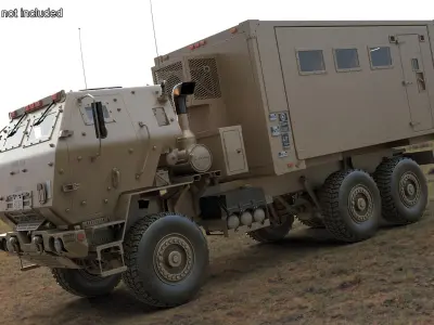  Armored Mobile Command Center Truck Simplified 