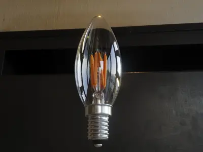 Candle Light Bulb 3D model