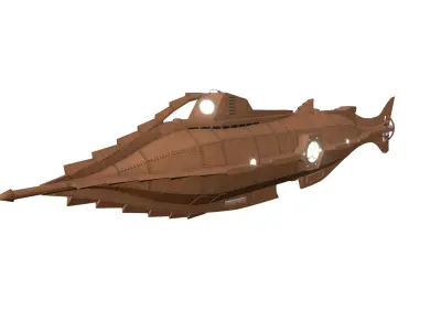 Nautilus submarine 3D model