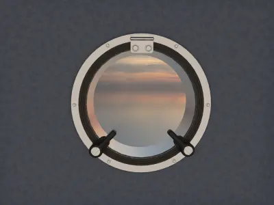 CIRCULAR PORTHOLE WINDOW 3D model