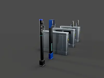 face recognition  Low-poly 3D model