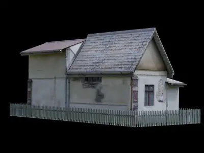House Building 01 Low-poly 3D model