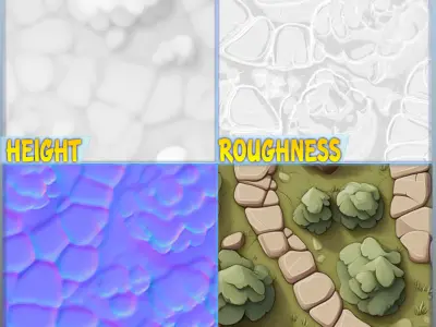 Stylized Ground Seamless Texture Texture