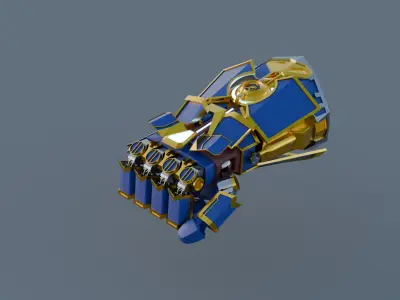 Atlas Gauntlets Low-poly 3D model