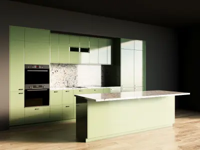 20-Kitchen8 glossy 2 3D model