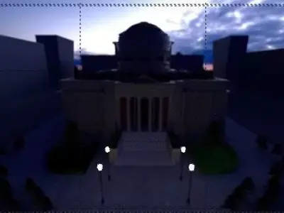 Theatre Massimo of Palermo Italy Free 3D model