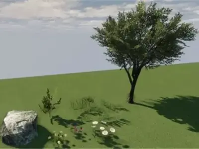 Game Foliage - Low Poly Environment Assets 3D model