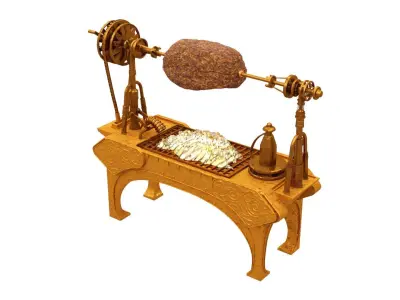 Jabbas Throne Area-Foam version complete set - 1-12 Blackseries 3D Model Pack