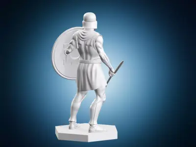 Spartan Hoplite Warrior 3D print model