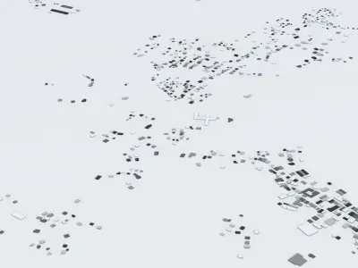 Grenada Streets and Buildings 3D model