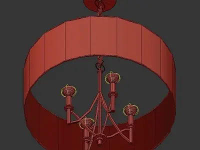 4 Light Pendant 3D model