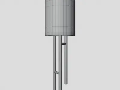 Modern Wall Lighting Low-poly 3D model