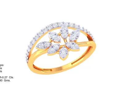 Women Ring MTL 3dm STL OBJ FBX Details 3D print model 29