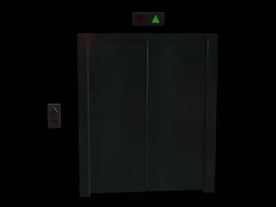 Elevator Model  Low-poly 3D model