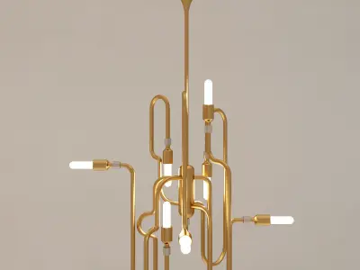 Delightfull Clark chandelier 3D model