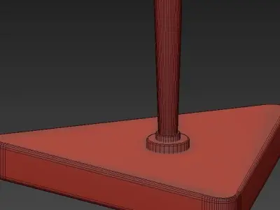 Dodger Floor Lamp Arteriors 3D model