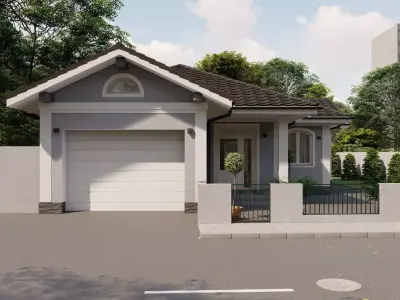 House 13 Exterior 3D model