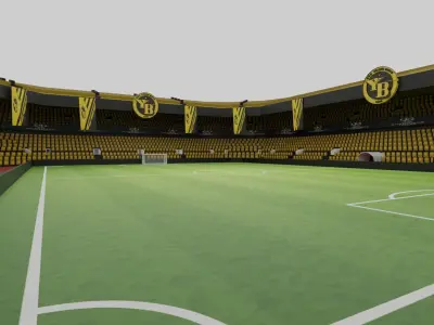 Young Boys Football Stadium Low-poly 3D model