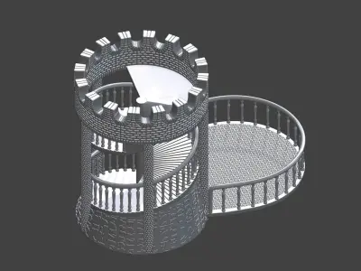 DnD Dice Tower  3D print model