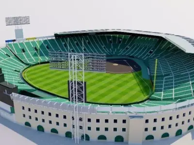 Koshien Stadium - Japan 3D model