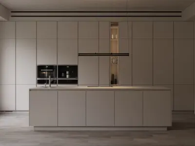 COZY APARTMENT - Interior scene - 3d model 3D model