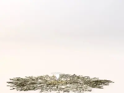 Marina Large Ceiling Medallion Fixture 3D model