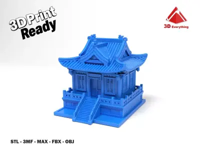 Chinese House 2 3D print model