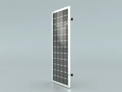 laos Solar Panel 3D model
