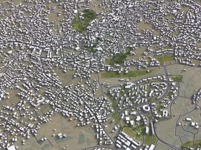 Hebron Low-poly 3D model