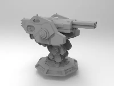 scifi weapon 8 3D print model