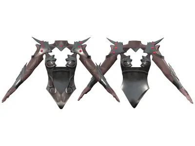 Bodysuit Outfit Low-poly 3D model