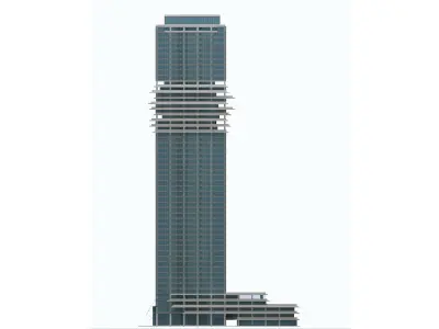 MARINA CENTRAL TOWER or THE SUN TOWER  SAI GON 3D model