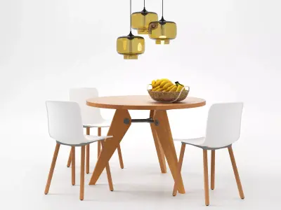 Dining Set 115 3D model
