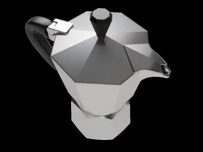 moka caffettiera 3D model