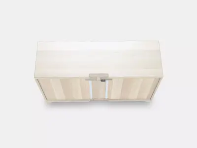 BESTA TV bench with doors 3 Low-poly 3D model purchase