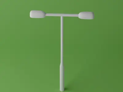 Street Light Low-poly 3D model